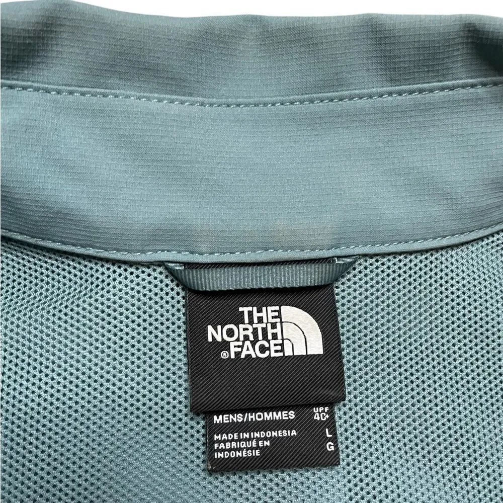 THE NORTH FACE First Trail Short Sleeve Shirt Teal Size Large